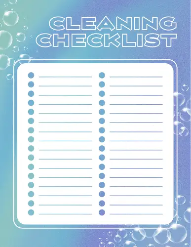 Cleaning Schedule Template That Actually Fits Real Life